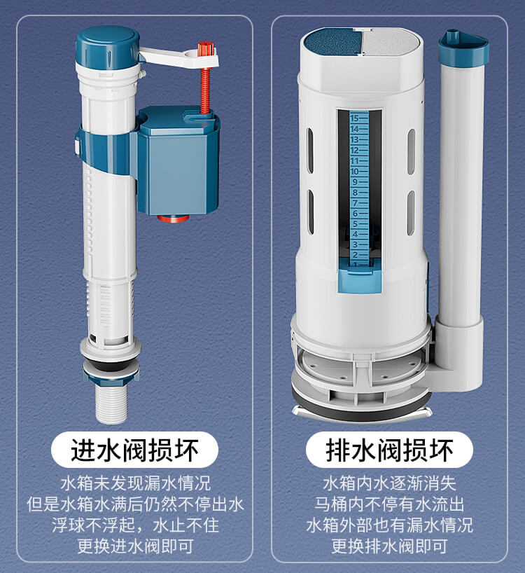 如何正确选择抽水马桶排水阀