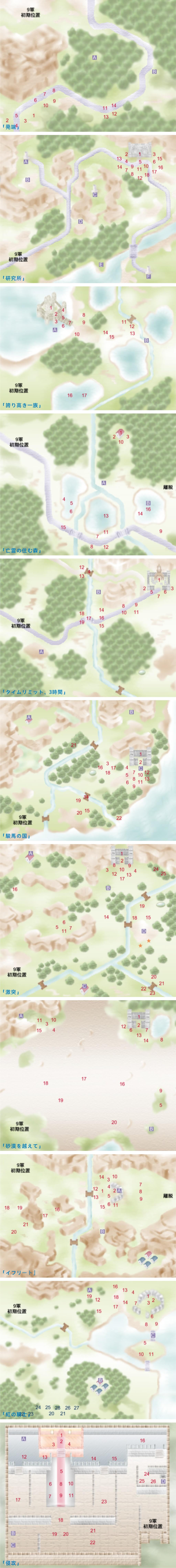 PS1 星之刃 地图隐藏宝物一览