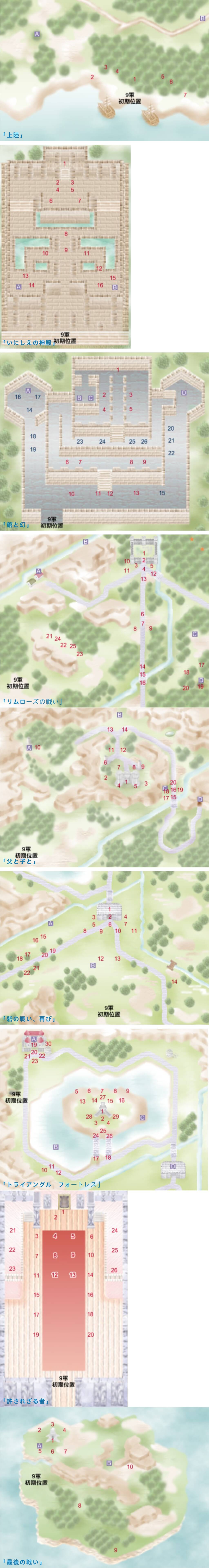 PS1 星之刃 地图隐藏宝物一览