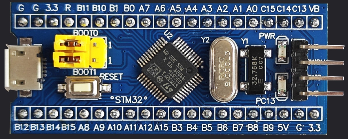 STM32F103C6T6与STM32F103C8T6核心板异同